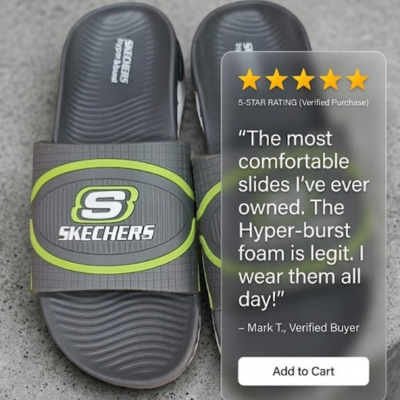 premium men’s slide sandals