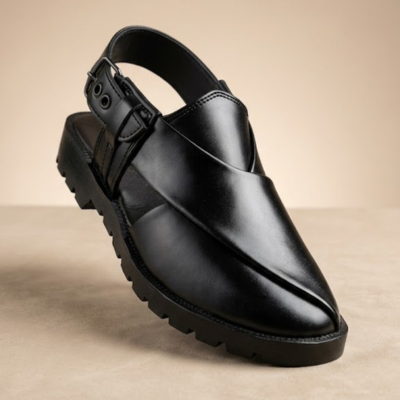 Classic Brown/Black  Peshawari Sandals
