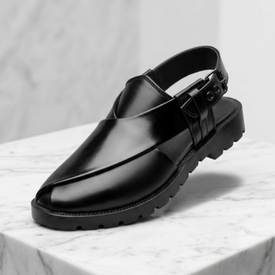 Classic Brown/Black  Peshawari Sandals