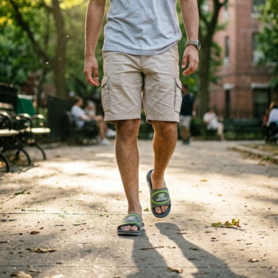 premium men’s slide sandals