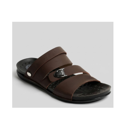 Men’s Stylish Leather Slide Sandals