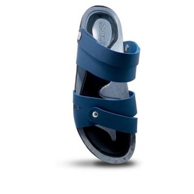 Premium Blue Double Strap Comfort Sandal