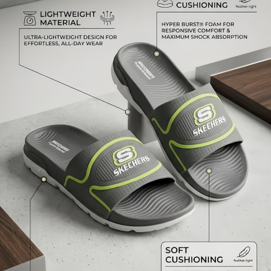 premium men’s slide sandals
